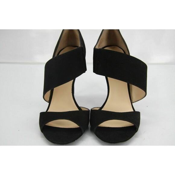 LK Bennett Black Suede Agnes Ankle Strap Sandals size 37 High Heels - Picture 4 of 10